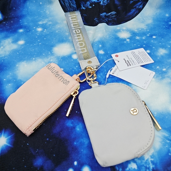 lululemon athletica Accessories - Lululemon Gray and Pink Pouch Wristlet